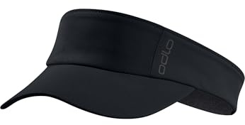 Odlo Unisex Performance X-Light Visor Mütze, Black, M|S, Schwarz , 56