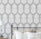 S4Sassy Peel & Stick Vinyl Wallpaper, Chic Palm Leaf Wallpaper Contact Paper Waterproof- Grey, 25x60, Removable Wall Covering for Home Decor in Bedrooms & Living Areas, Renter Spaces, Cabinet