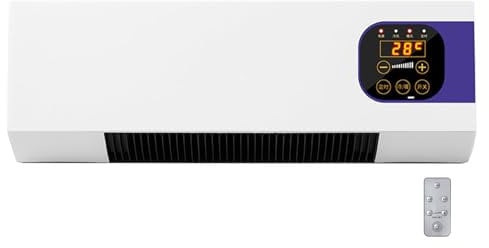 Condizionatore D'aria a Parete - Raffrescatore Da 2000 W Con Telecomando, Portatile, Calda e Fredda a Più Velocità Con Timer