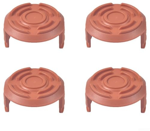 Filteilect Grass Trimmer Spool Cover Replacement Parts Set, for Worx WA0010 WG150 WG151 WG152, Garden Equipment, 4 Pack