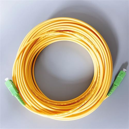 HAIZHI Câble de raccordement à Fibres optiques SC-SC FTTH câble d'extension de Cordon de raccordement à Fibres optiques monomode 5M/10M/15M Fibra Optica(5M SCAP to SCAP)