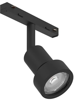 EGLO Zubehör für Schienensystem Easy Track Adapter | Deckenstrahler für Schienenleiste, Spot Deckenleuchte zum Stecken, Accessoire Lichtschiene Decke, Kunststoff in Schwarz, GU10
