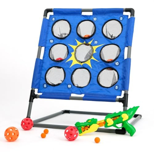 Bolimo Pro Wurfspiel für Kinder und Erwachsene, Ballspiel/Wurfspiel Indoor und Outdoor, Wurfspiel mit Zielscheibe für Garten, Park, Camping