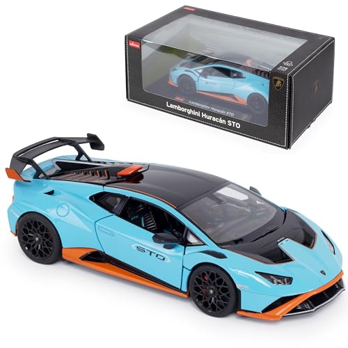 CMJ Lamborghini Huracan STO Modellino auto in scala 1:18 | Edizione fedele al dettaglio da collezione | Prodotto con licenza ufficiale