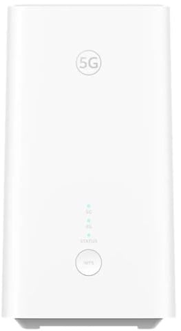 Vjsujehgy Router Brovi5G CPE H155-381, Modem 5G Cat19, WiFi 6, Scatola Modem 5G, Accesso A Internet, Scheda SIM, Spina EU