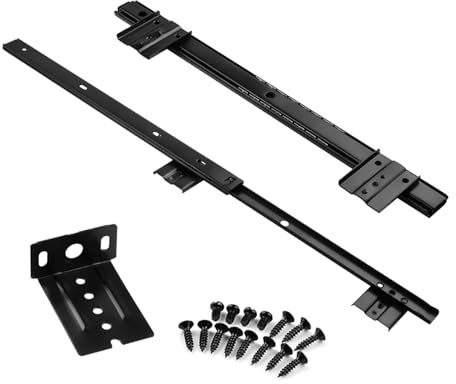 Strong Steel Under Desk Keyboards Tray Mounting Bracket Strong Keyboards Shelf for Work Space Organization Keyset Shelf