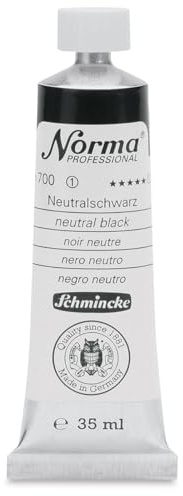 Chartpak 11700009 Norma Prof 35ml Paint, Neutral Black