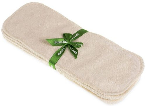 Little Lamb Booster Bamboo Windeleinlagen 3-lagig 5er-Set Gr. 2