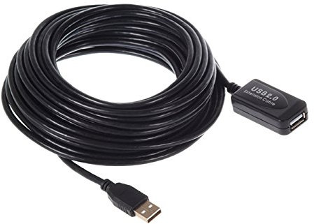 Maclean MCTV-757 USB 2.0 10m Active Extender Extension HUB Cable with Signal Boost