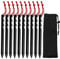 Gibot Camping Heringe, 10Pcs Ultralight Heavy Duty Aluminium Legierung Zelt Stakes Pegs Nails