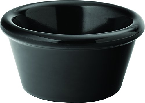 Utopia Melamine Ramekins, CA0852DS03-00-B01072, Plain Black Ramekin 2oz (6cl) (Box of 72)