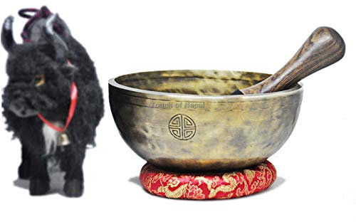 Touch of Nepal Bol chantant tibétain de 20,3 cm de diamètre