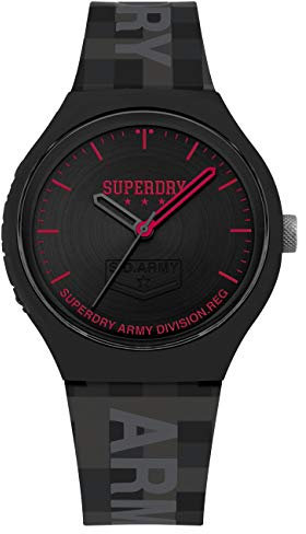 Superdry HerrenArmbanduhr Analog Quarz Silikon SYG251B