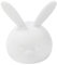 Nattou Veilleuse de Nuit Lapin LED en Silicone, Activation Vocale, 7 Lumières, Sans BPA, 13.5 x 10.5 x 15 cm, Silicone, Blanc