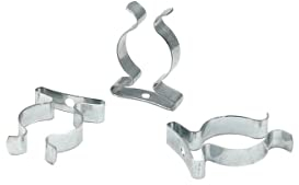 WITTKOWARE Tool Clips, Federklemmen aus Federstahl, verzinkt, geschlossen, Ø 16-19mm, 10 Stück