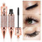 4D Silk Fiber Lash Mascara,Thicker and Longer, Voluminous Eyelashes,Natural Waterproof Smudge-Proof, No Clumping, No Smudging,Adds Length, Depth and Glamour Effortlessly(Black)