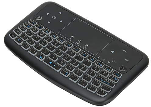 Mini clavier léger télécommande clavier Air Mouse Touchpad Keyboard, clavier sans fil multifonction rechargeable pour ordinateur portable pour Smart TV