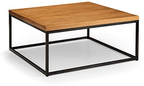 Julian Bowen Brooklyn Couchtisch, quadratisch, Eiche
