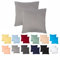 Livessa 2er Set Kissenbezug 50x50 aus%100 Baumwolle Jersey Stoff, Kissenbezüge, 50x50 mit Reißverschluss, Kopfkissenbezug 50x50 cm, Kissenhülle, atmungsaktiv, Oeko-Tex Zertifiziert, Pillow Cover