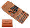 Lot de 16 coupe-ongles pour ongles épais de haute qualité pour homme et faux ongles en acrylique (marron)