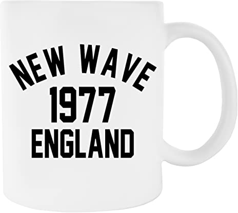New Wave 1977 England Weißer Keramikbecher Für Kaffeetasse Für Tee