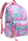 OMOUBOI Kleiner lässiger Tagesrucksack, 14 Zoll Laptop-Rucksack für Teenager, Männer, Frauen, leichte Schultaschen, College, Büchertasche, wasserabweisend, Reiserucksack, Arbeitstasche（Rosa）