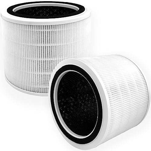Core 200S-P Replacement Filter for LEVOIT Core 200S Air Purifier, 3-in-1 HEPA, High-Efficiency Activated Carbon, Part Core 200S-RF, 2 Pack