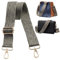 Navaris Handtaschengurt 75-138cm - Tragegurt für Handtasche - Taschengurt zum Wechseln - Taschenriemen - Handtaschen Gurt Trageriemen - Schultergurt für Taschen in Schwarz meliert
