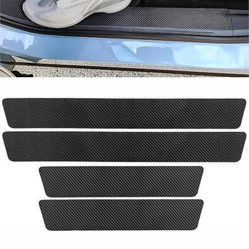 Auto Einstiegsleisten Schutzfolie, Für Audi A4 B9 Avant/Kombi 2015-2022 Auto Pedal Türschweller Kratzschutz Abdeckung Innen-Styling-Zubehör,4 pcs