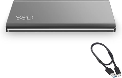 Disque Dur Externe, 1 to, Disque Dur Externe Portable, USB 3.1, Disque Dur Mobile SSD, Disque Dur Externe Portable Type-C Multi-capacité en Option (Taille : 1 to)