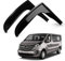 Windabweiser für Fenster Ersatz für Renault Trafic 2014-2024, Set mit 2 Schwarz Windabweisern zum Aufkleben, Wind und Regenabweiser für Seitenfenster