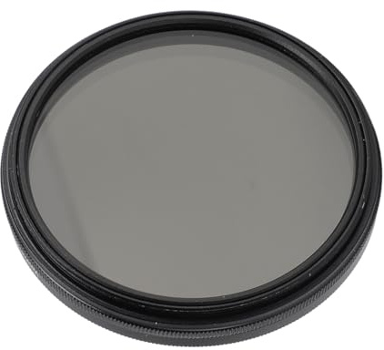 Filtro ND Variabile 55mm ND2-400, Densità Neutra Regolabile per Fotografia – per Enfasi Creativa e Controllo ’Esposizione in Condizioni di Luce Intensa