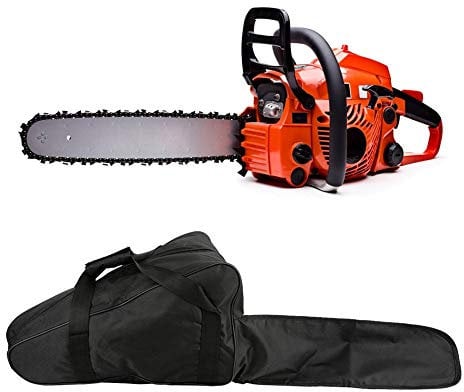 Chainsaw Carrying Case, motorsäge Tasche Portable Oxford Cloth Chain Saw Case Full Storage Carrying Bag, Chainsaw Carrying case for 20in or 22in Chain Saw Black