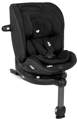 Joie i-Pivot™ Grow Kindersitz, i-Size R129, drehbar, ISOFIX, Seitenaufprallschutz, Geburt bis 10 Jahre (40–135 cm) (Shale)