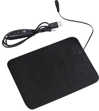 Tappetino termico per piantine, 45 ℃ - 50 ℃, tappetino di propagazione riscaldato impermeabile, 3 impostazioni di temperatura regolabili, in pelle PVC, propagatore riscaldato USB con termostato