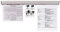 FRANKEN Papierklemmschiene, 118 x 4 cm, grau, Kunststoff, PKS118