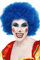 Smiffys Verrückter Clown Perücke, Blau, 120g