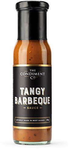 The Condiment Company Tangy Barbecue Sauce 260g, Use For BBQ Rib Sauce, Burgers, or Chicken Cooking Condiment