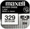 GWS-POWERCELL® MAXELL KNOPFZELLEN UHRENZELLEN UHREN BATTERIEN REIHE TYP (329, 1x)