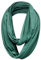 Plain 50% Cotton Blend Jersey Snood Scarf, Bottle Green