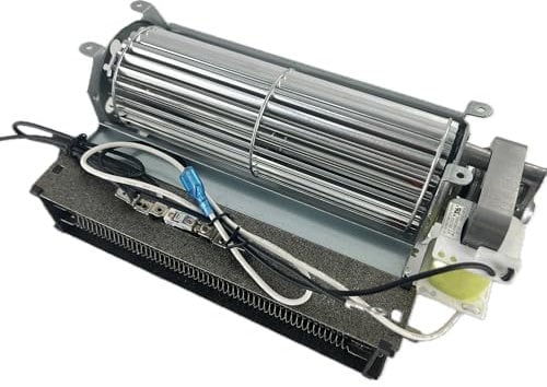 Direct Store DN103 Replacement Fireplace Fan Blower and Heating Element for Twinstar Electric Fireplace, Wood Burning Stove, Blower with Heather Element for Twin Star 28E05, 28E05R, TS-001, 23EF010GAA