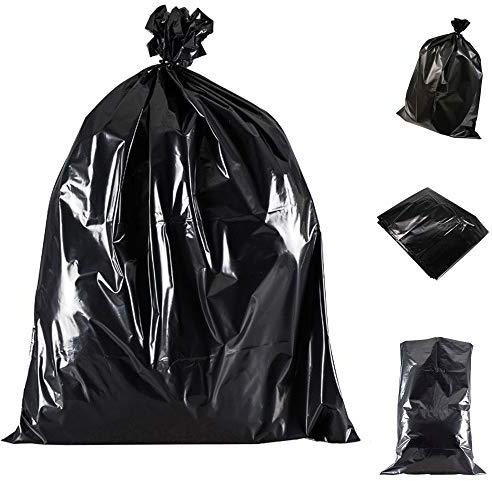 Wellpack Europe Strong Large Heavy Duty Bin Bags Black Rubbish Cleaning Refuse Sacks Liners 200