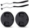 JJC 86mm Objektivdeckel Objektivkappe mit Halter für Canon Nikon Sony Olympus Panasonic Pentax Samsung Leica (2 Stück)