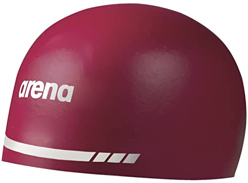 ARENA Herren Uni 3D Soft USA Racing Swim Cap Badekappe, Rot/Ausflug, einfarbig (Getaway Solids), Medium