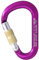 STUBAI HMS Karabiner | Karabiner mit Schraubverschluss, Schraubkarabiner zum Klettern, Kletter-Karabinerhaken, Sicherungskarabiner zum Bergsteigen, Violett
