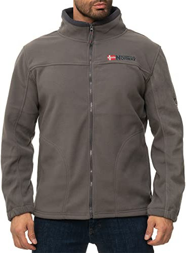 Geographical Norway Herren Fleecejacke Modell 05 bans Men Dark-grey M