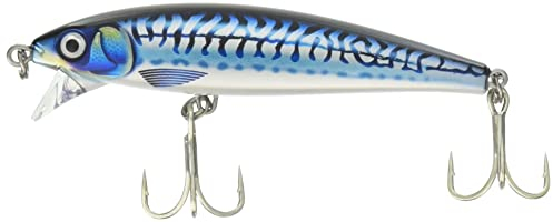 Rapala RA5820143, Adescare Unisex-Adult, HD Silver Blue Mackerel, 10cm