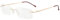 SHINU MR-7 Blaulichtfilter Kundenspezifische kurzsichtige Brille Titanium Rimless Frame-NS1025