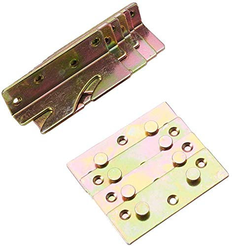 Möbel-Holz-Bettgitter-Halterung, Ersatz-Schnappverbinder, 4 Sets