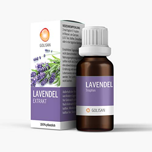 GOLISAN Premium Lavendel Extrakt Tropfen - hochdosiert - Tropfen 15ml